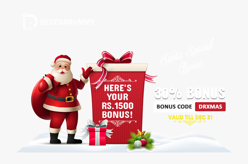 1500 Bonus With Santa Special Bonus Offer, HD Png Download, Free Download