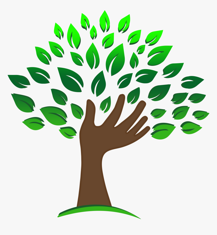 Hand Tree Png Clipart, Transparent Png, Free Download