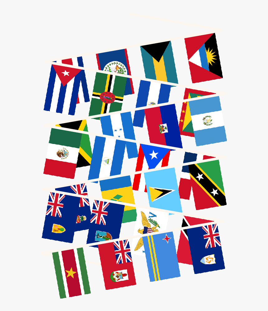 Caribbean Multi Nation Bunting"
 Title="caribbean Multi, HD Png Download, Free Download