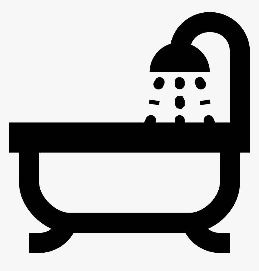 Shower Bathtub Hot Tub Bathroom Computer Icons, HD Png Download, Free Download