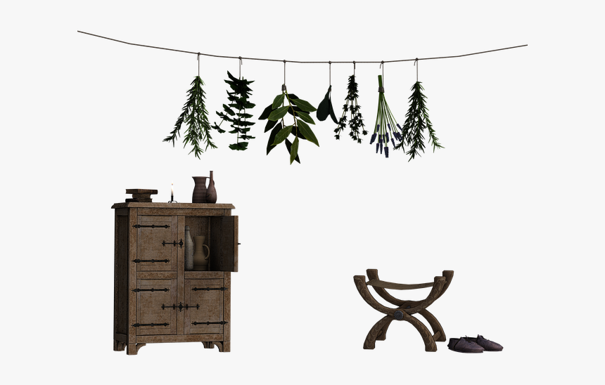 Cabinet, Komode, Stool, Shoes, Leash, Herbs, HD Png Download, Free Download