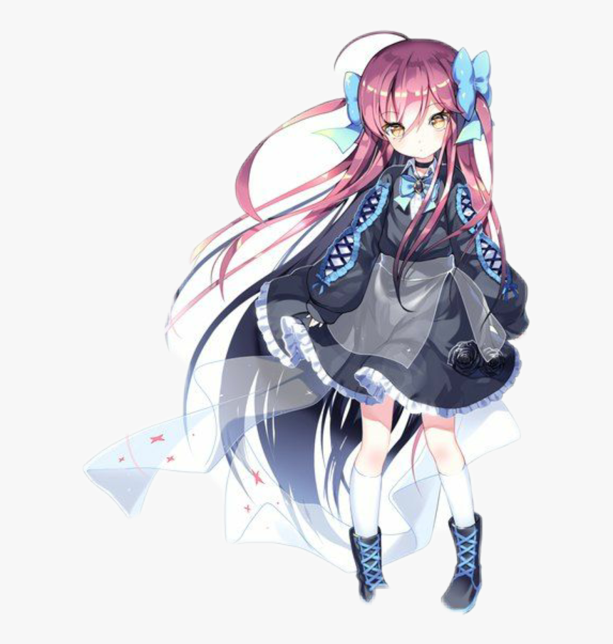 Anime Nightcore Sticker Pink Anime Girl Kawaii Hd Png Download Kindpng