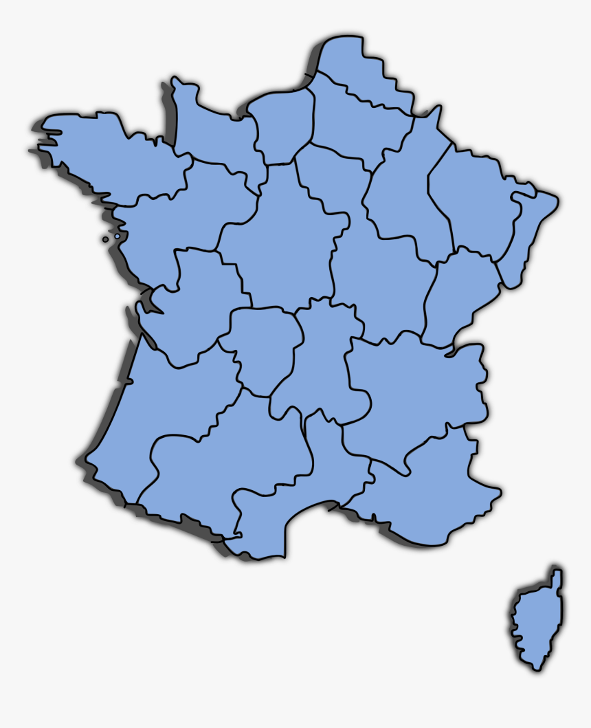 Carte Départements France, HD Png Download, Free Download