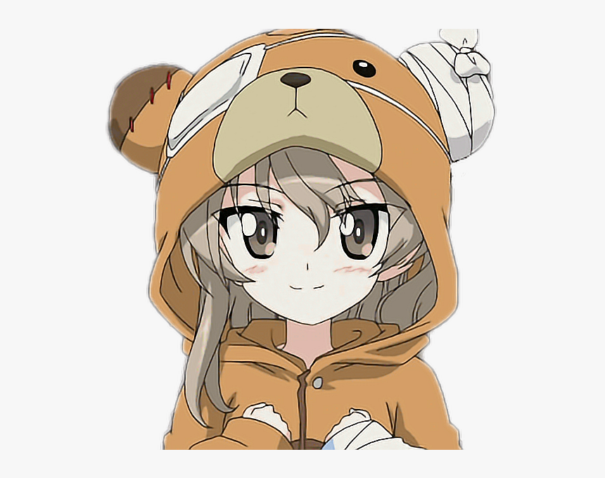 Anime Girl Clipart Bear, HD Png Download, Free Download