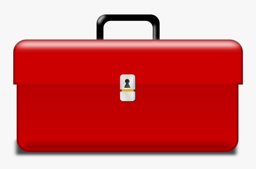 Toolbox, Tool Box, Box, Metallic, Red, HD Png Download, Free Download