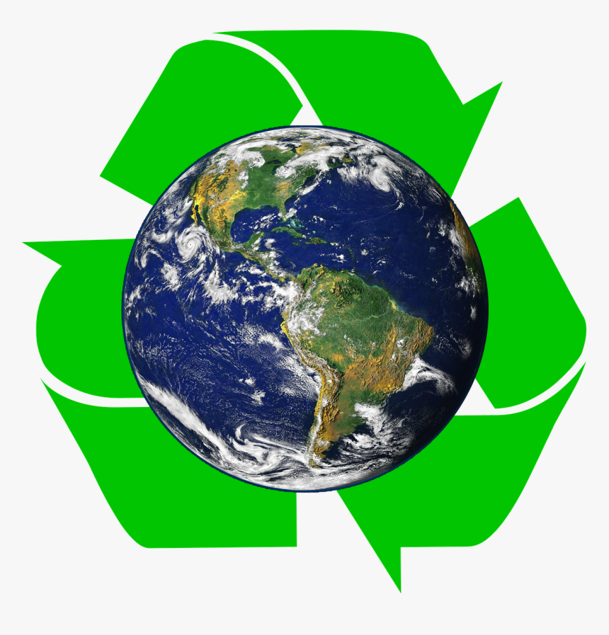 Recycling Symbol With Three Arrows In A Circle, With, HD Png Download, Free Download