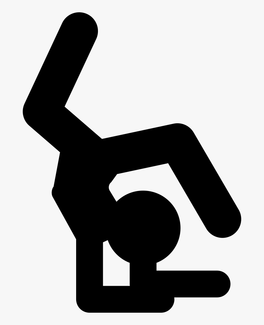 Artistic Gymnast Silhouette, HD Png Download, Free Download