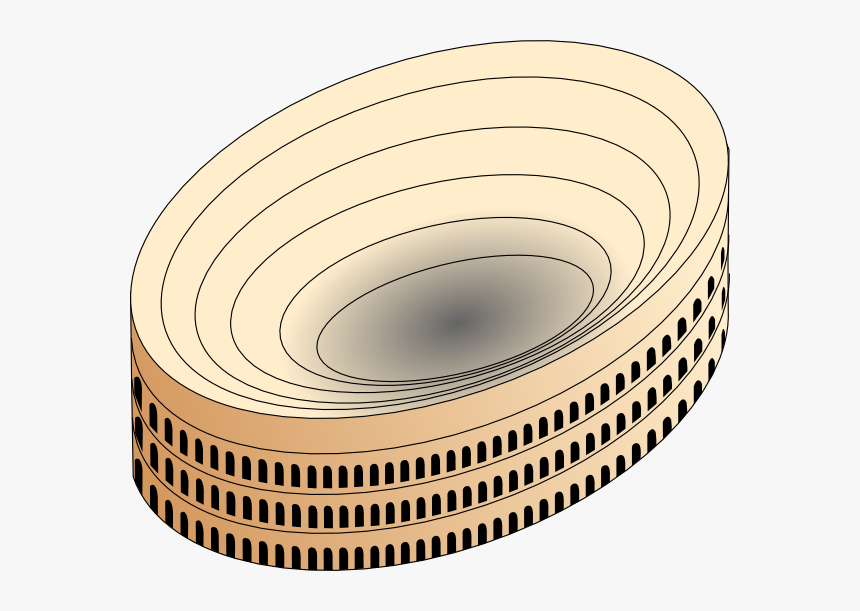 Coliseum Top View Clip, HD Png Download, Free Download