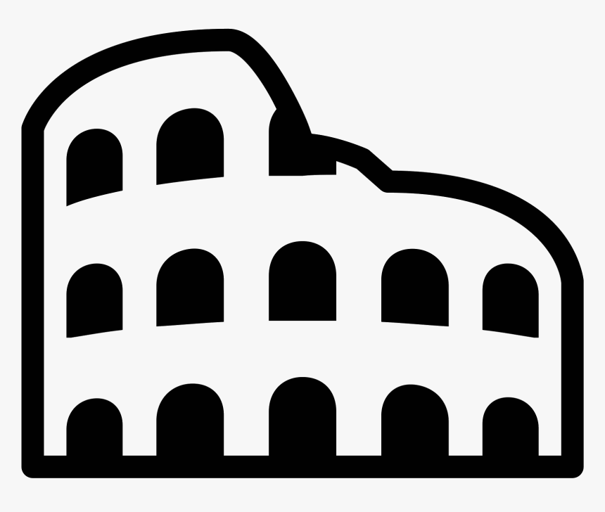 The Roman Colosseum Viewed From The Side, Long Abandoned, HD Png Download, Free Download