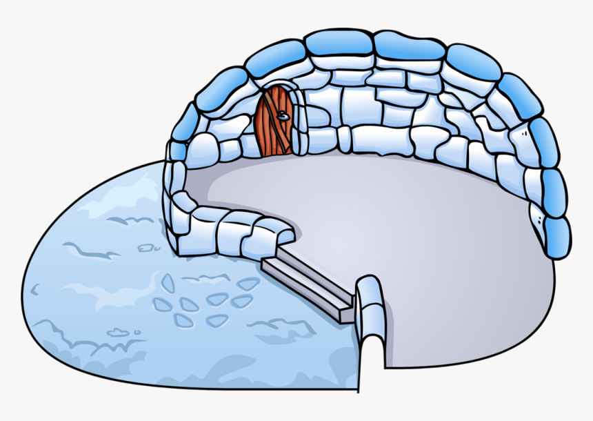 Snowy Backyard Igloo, HD Png Download, Free Download