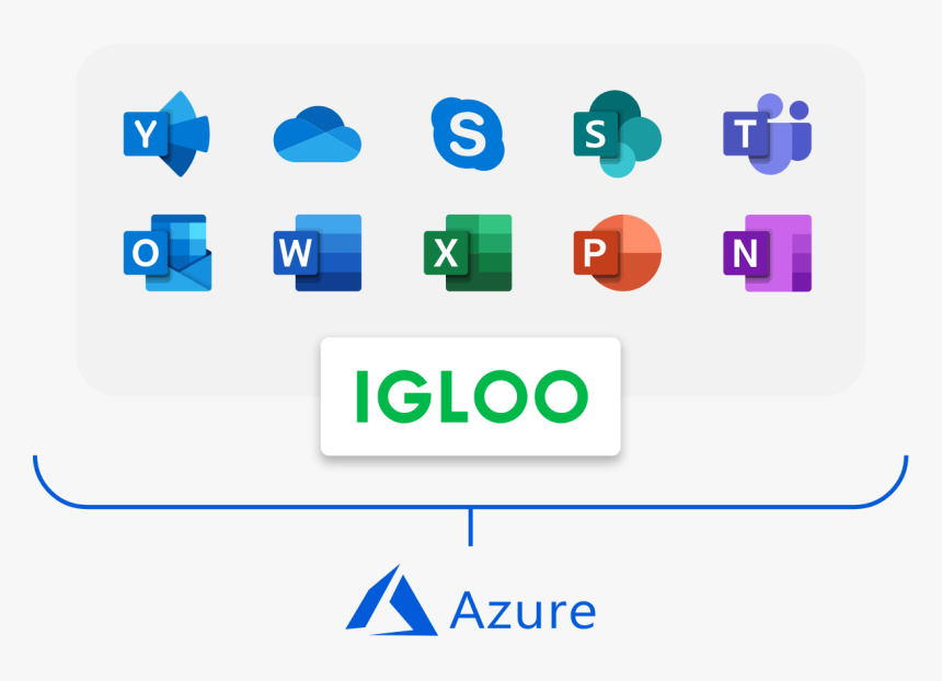 Igloo Integrates With The Office365 Suite, HD Png Download, Free Download