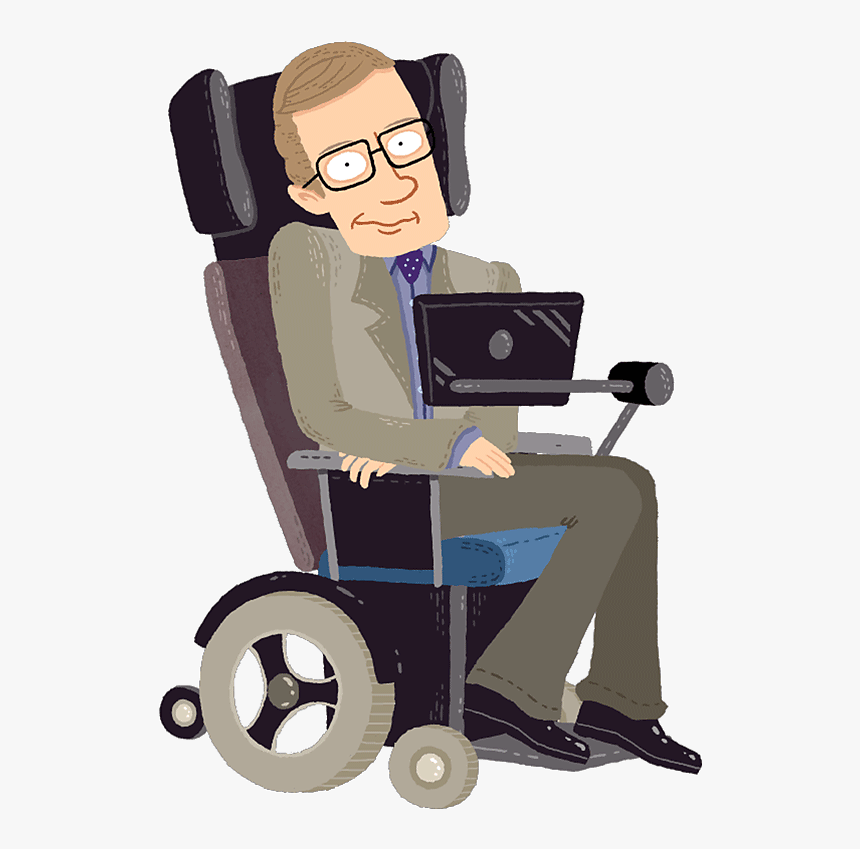 Professor Stephen Hawking Smiling, HD Png Download, Free Download