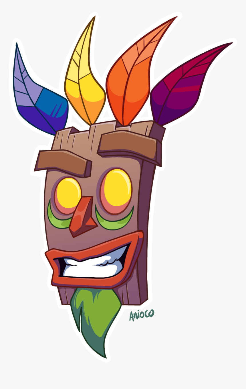 Aku Aku Fan Art, HD Png Download, Free Download