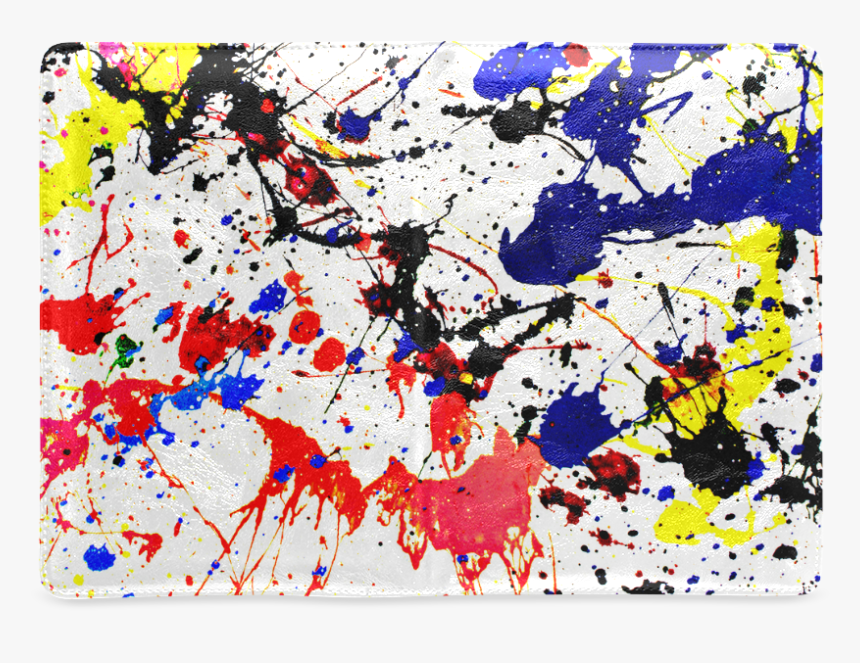 Blue & Red Paint Splatter Custom Notebook A5, HD Png Download, Free Download