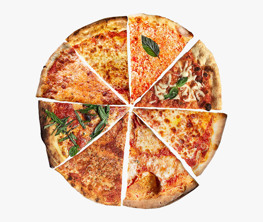 Top View Pizza Transparent Png, Png Download, Free Download