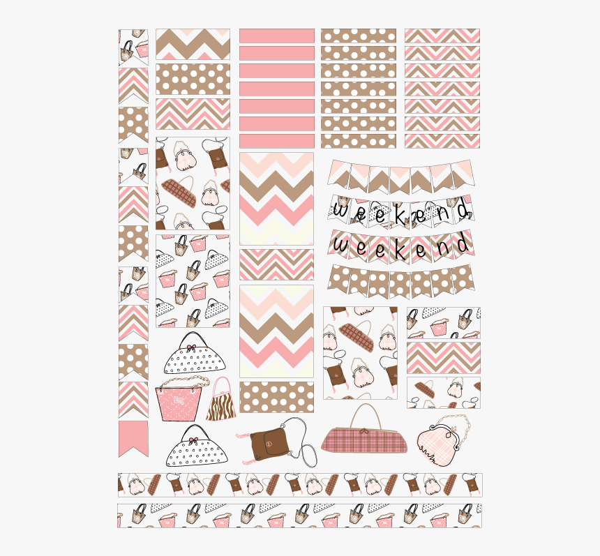 Free Purse Planner Sticker Printables, HD Png Download, Free Download