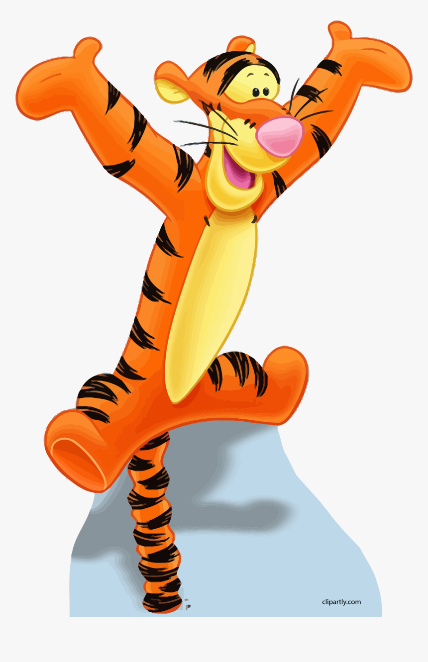 Winnie The Pooh Tigger Joy Clipart Png, Transparent Png, Free Download