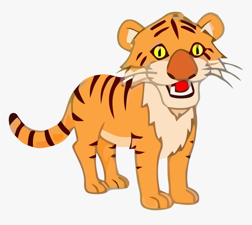 Young Tigger With Large Eyes Clipart Png Image Download, Transparent Png, Free Download