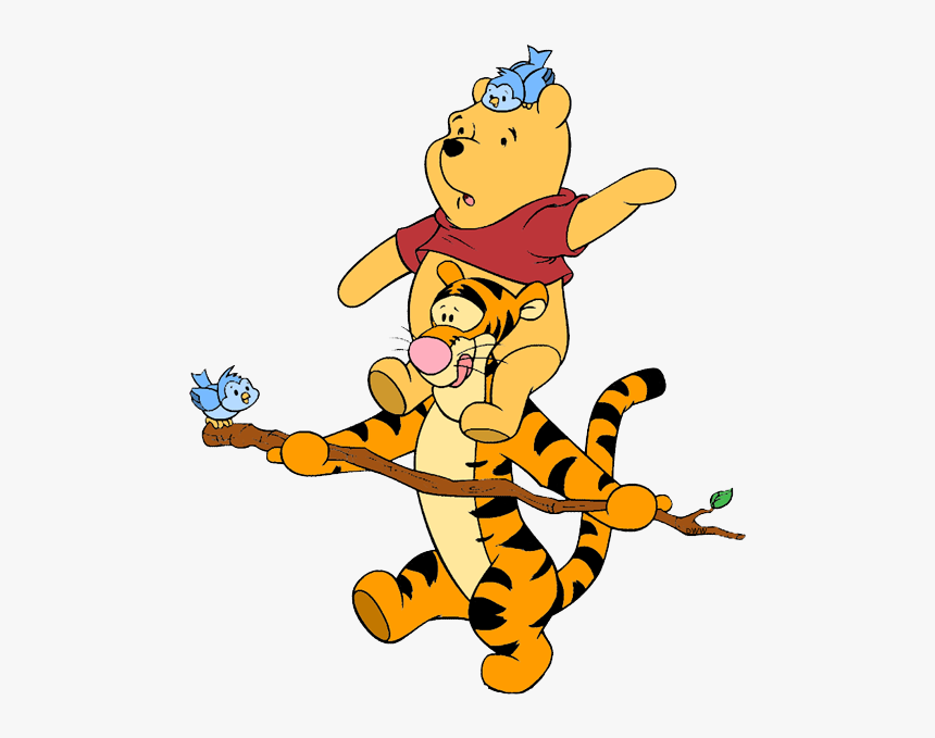 Winnie The Pooh Clipart Tigger And Pooh, HD Png Download, Free Download