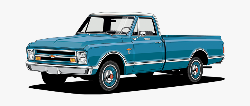 Chevy Drawing Side View, HD Png Download, Free Download