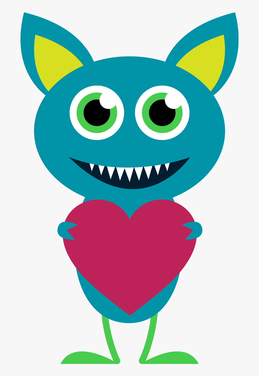 Valentine Clipart - Clipart Library - Monster Valentines Clip Art, HD Png Download, Free Download