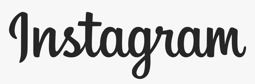 Instagram Logo - Instagram Logo Text Png, Transparent Png, Free Download