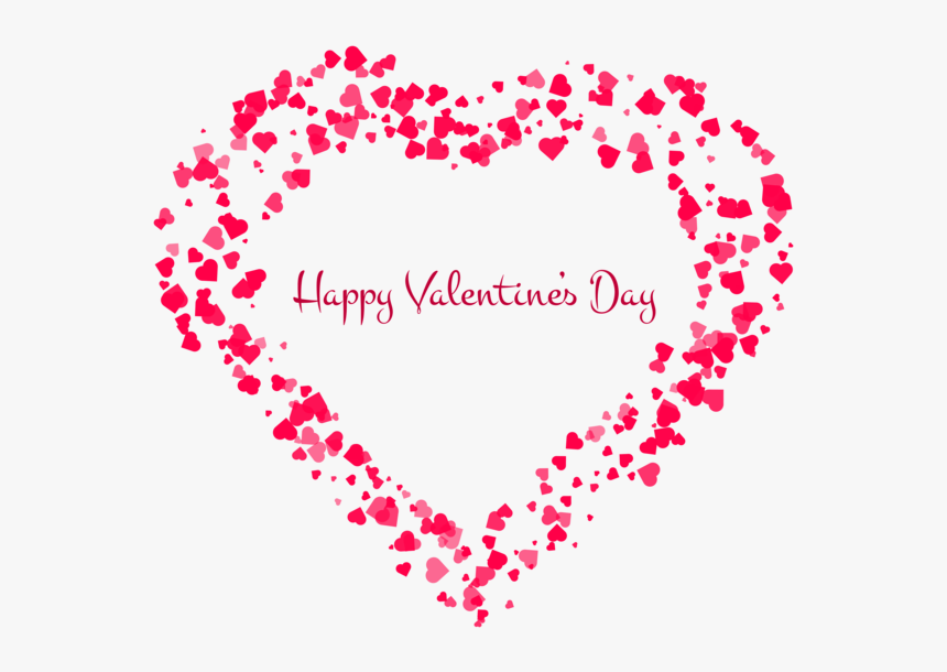 Valentines Day Clipart Png - Happy Valentines Day Hearts, Transparent Png, Free Download