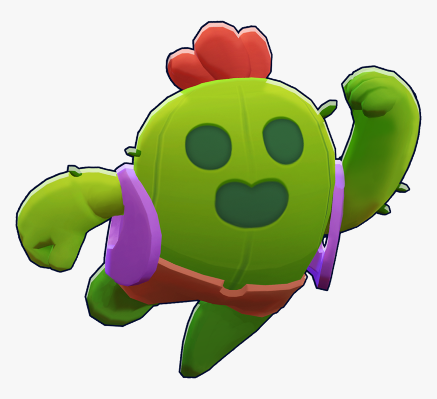 Turtle Plant Clash Brawl Stars Of Royale Brawl Stars Spike Png Transparent Png Kindpng - brawl stars fundo png