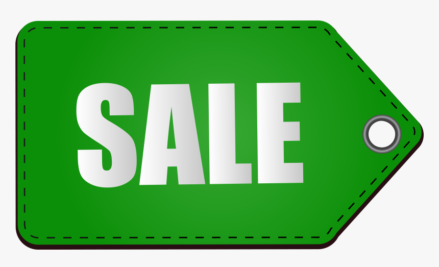 Green Tag Sale Clipart, HD Png Download, Free Download