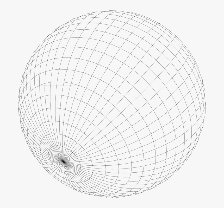 Globe, Geometric, Grid, Earth, Latitude, Longitude - Sphere, HD Png Download, Free Download