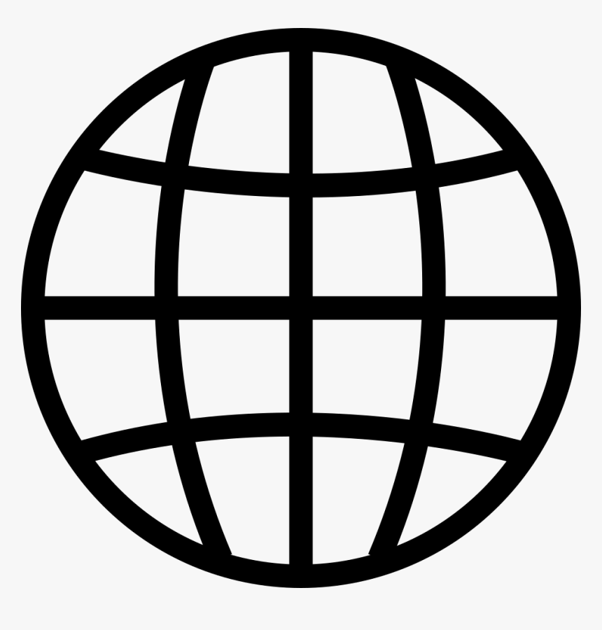 Globe Grid - Website Icon No Background, HD Png Download, Free Download