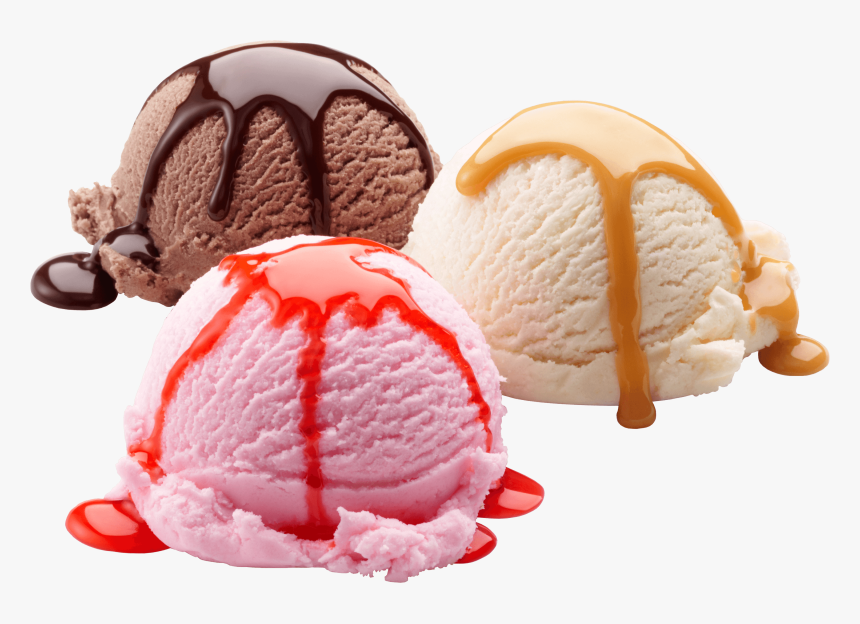Vanilla Chocolate Strawberry Ice Cream - Ice Cream Images Png, Transparent Png, Free Download