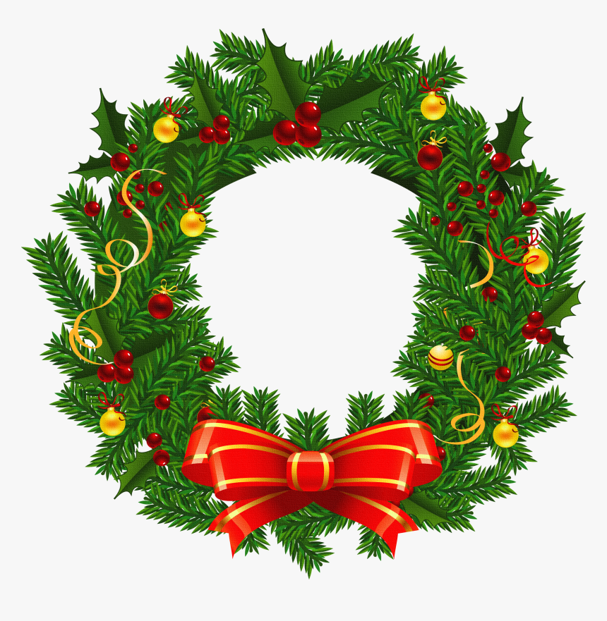 Xmas Stuff For Christmas Wreath Images Clip Art - Christmas Wreath Png, Transparent Png, Free Download