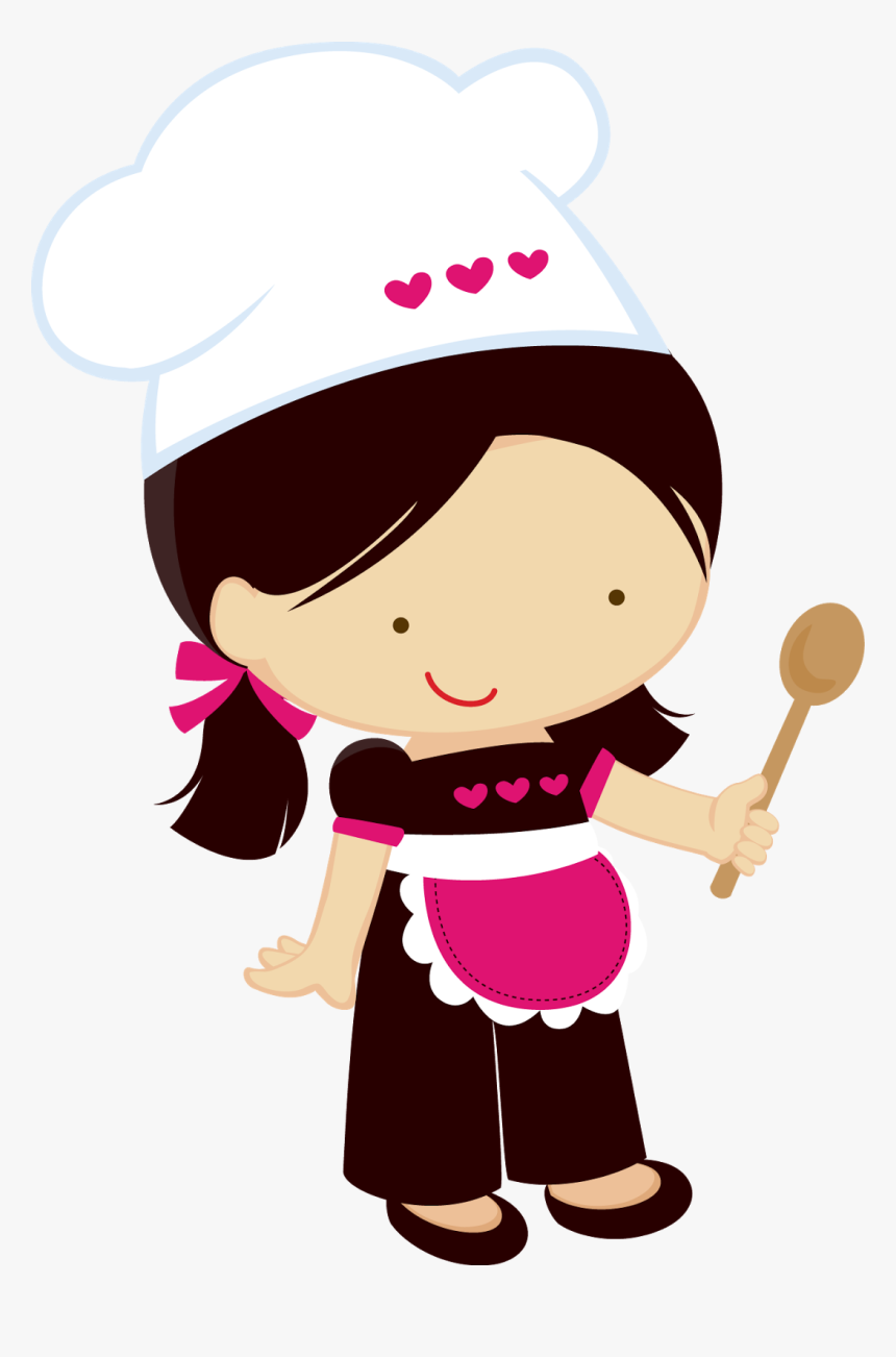 Transparent Woman Chef Png - Boneca Cozinheira Desenho Png, Png Download, Free Download
