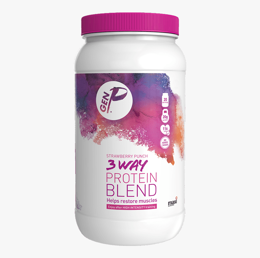 Gen-p Protein Powder 600g - Lassi, HD Png Download, Free Download