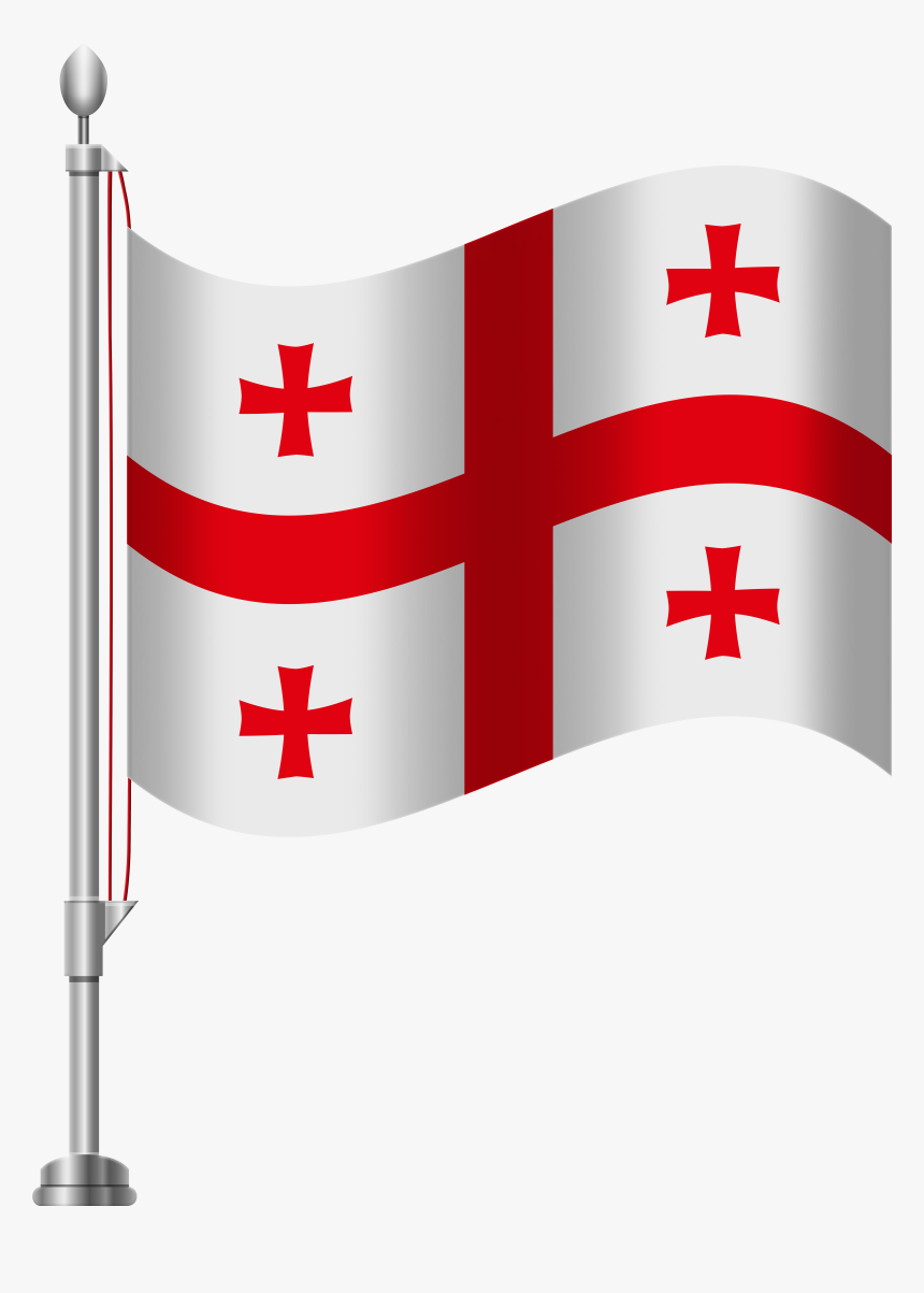 Georgia Flag Png Clip Art, Transparent Png, Free Download