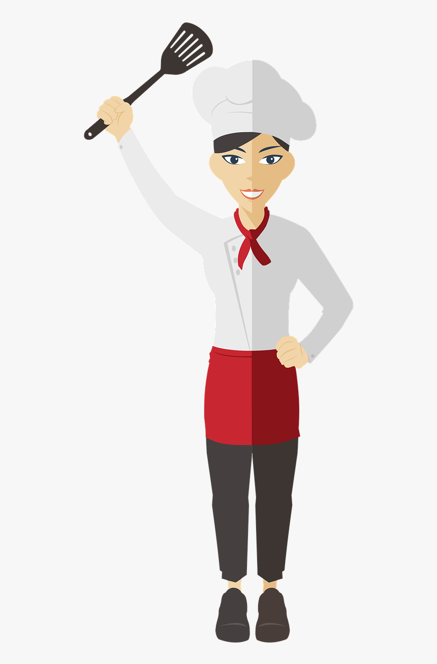 Bbq Chef Png Transparent Images Pluspng Woman - Lady Chef Png Transparent, Png Download, Free Download