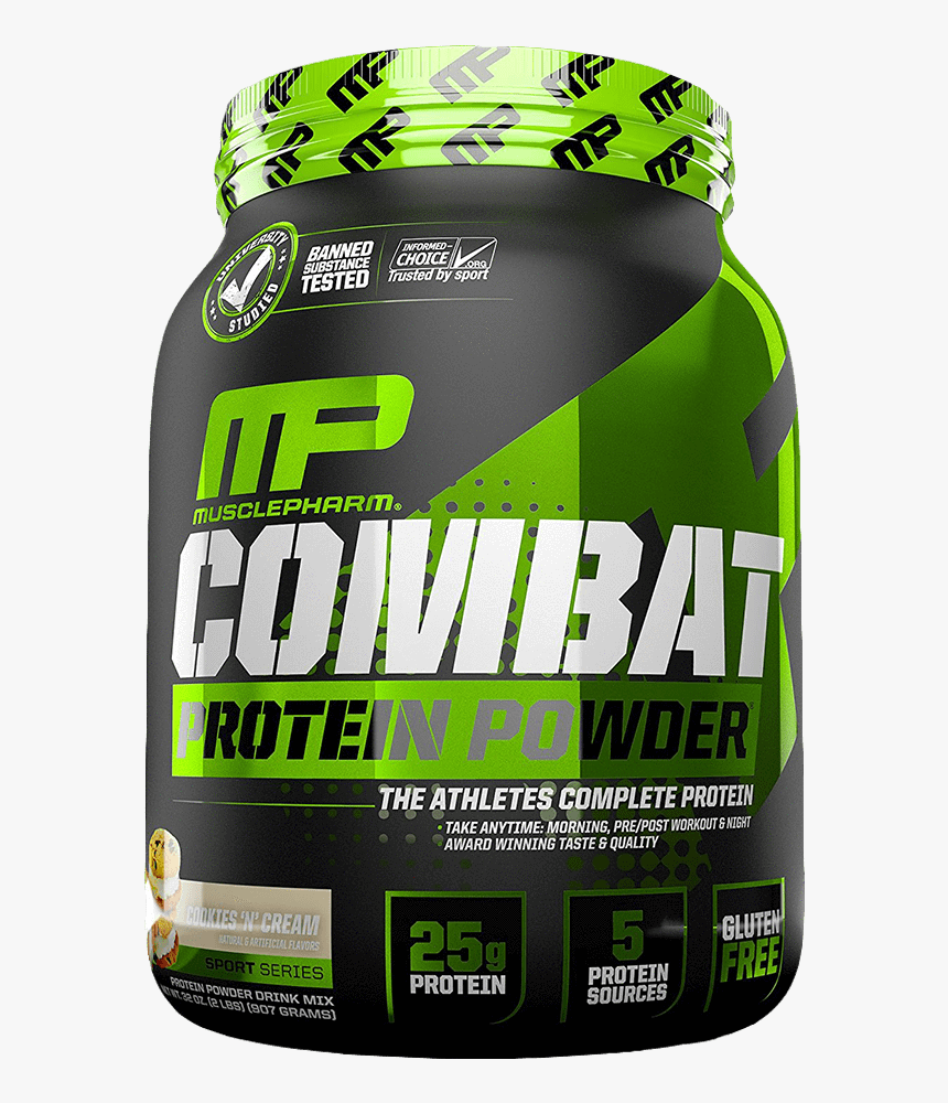 Musclepharm Combat Protein Powder Sustained Release - Combat Xl Mass Gainer, HD Png Download, Free Download