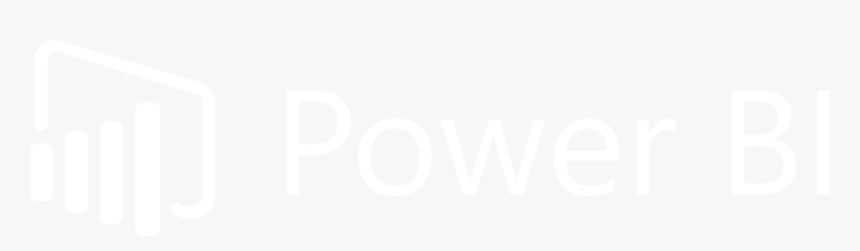 Power Bi Png White - Power Bi Logo Black, Transparent Png, Free Download