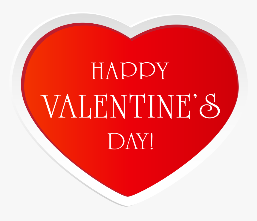 Astonishing Design Valentine Clip Art Happy S Day Red, HD Png Download, Free Download