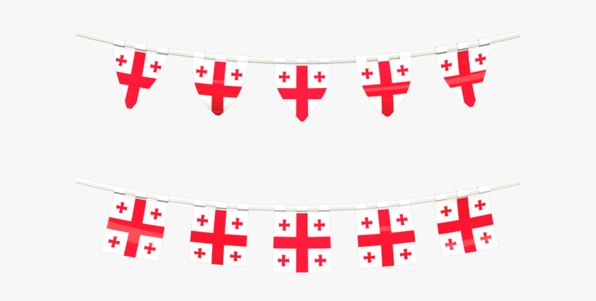 Rows Of Flags - Georgian Flags Png, Transparent Png, Free Download