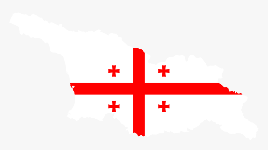 Angle,area,text - Georgia Flag Png, Transparent Png, Free Download