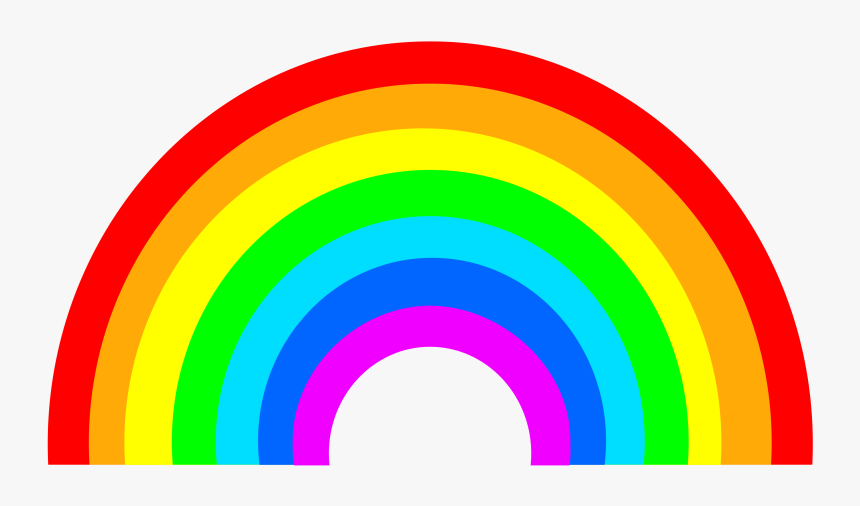 Rainbow Png Image - Rainbow Cartoon, Transparent Png, Free Download