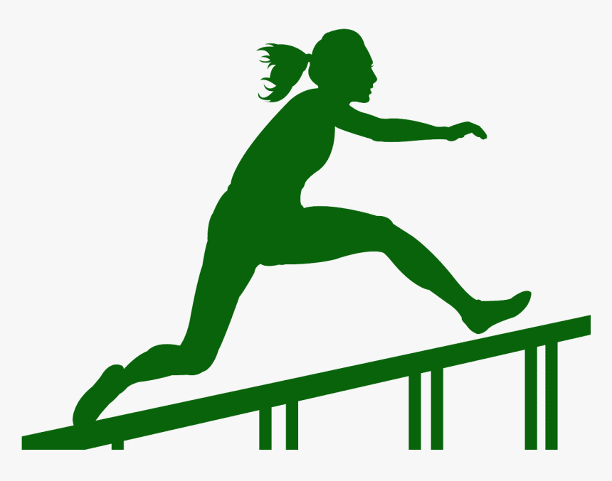 Hurdler Silhouette, HD Png Download, Free Download