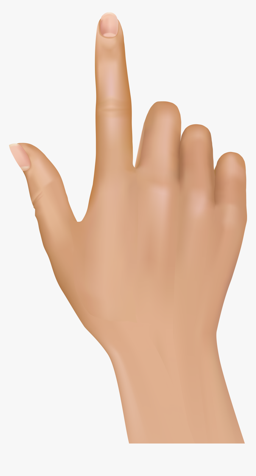 Tuching Finger Hand Clip Best Clipart - Hand Index Finger Png, Transparent Png, Free Download