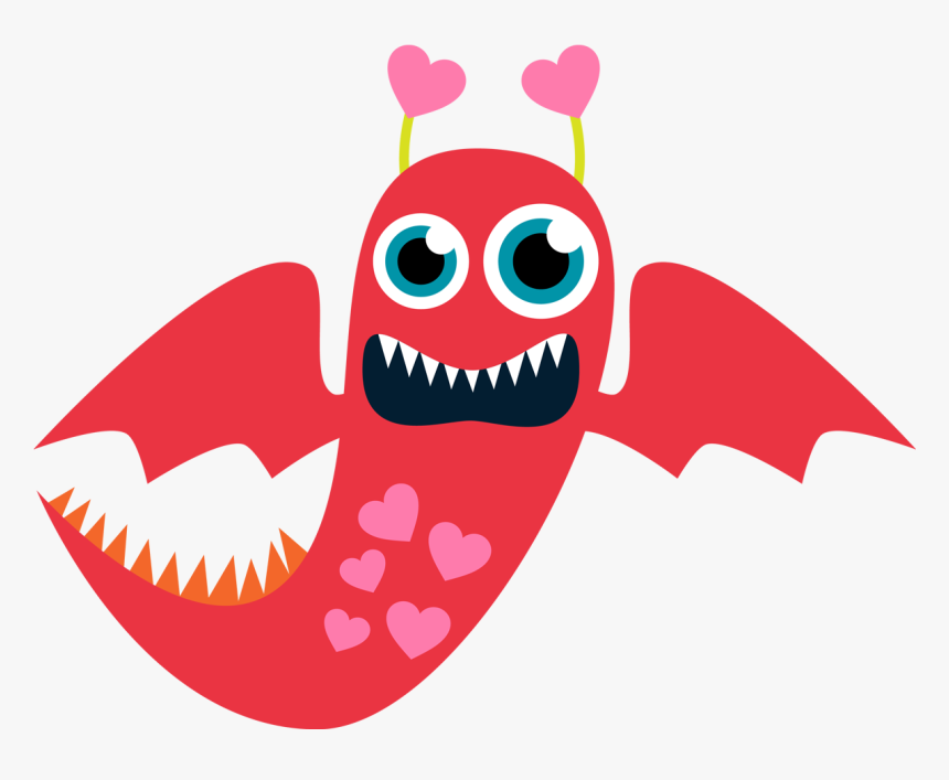 Valentine Clip Art Free Printable Free Clipart - Monster Valentines Clip Art, HD Png Download, Free Download