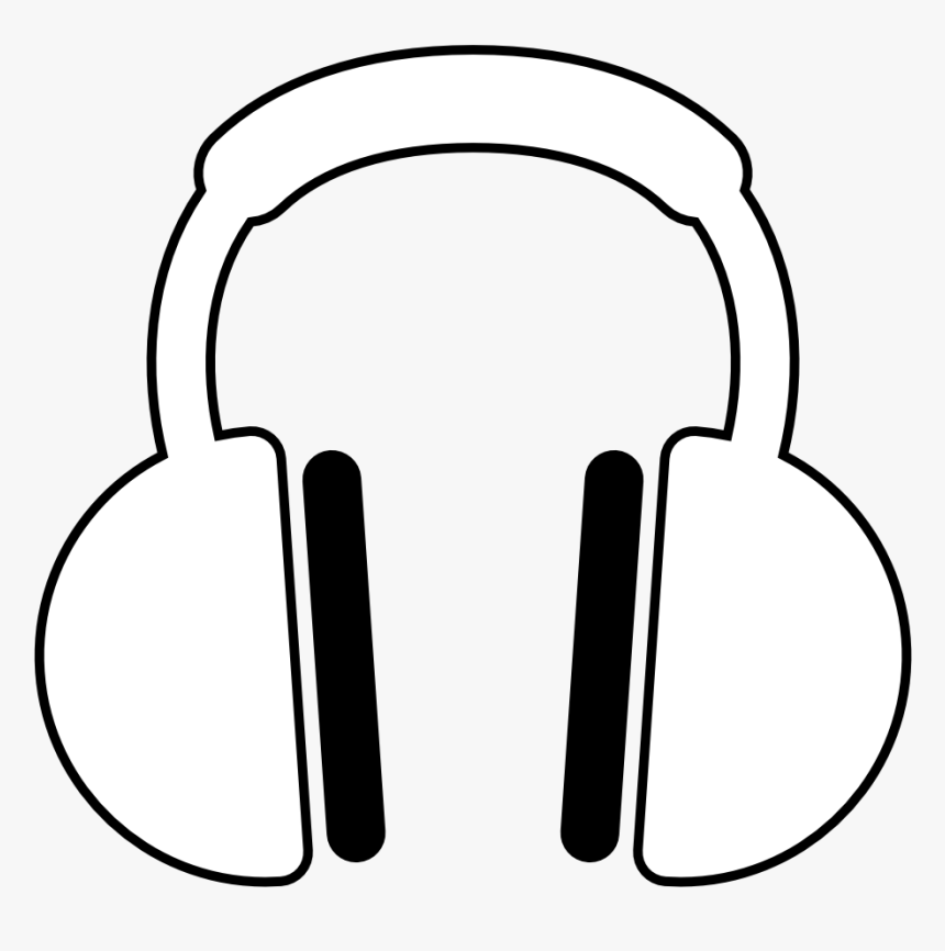 Headphone Clipart Equality - Headphones Coloring Page, HD Png Download, Free Download