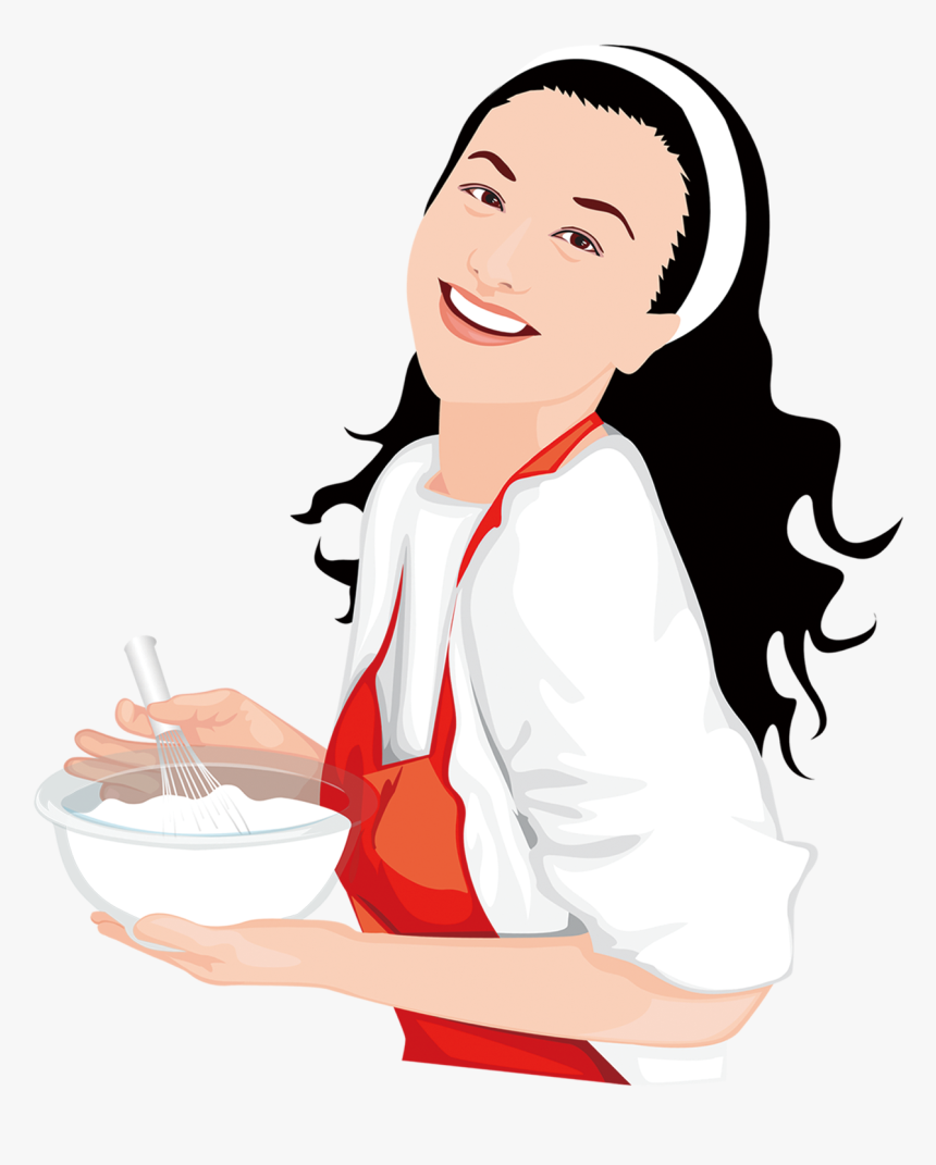 Transparent Girls Cooking Clipart - Female Chef Clipart Png, Png Download, Free Download