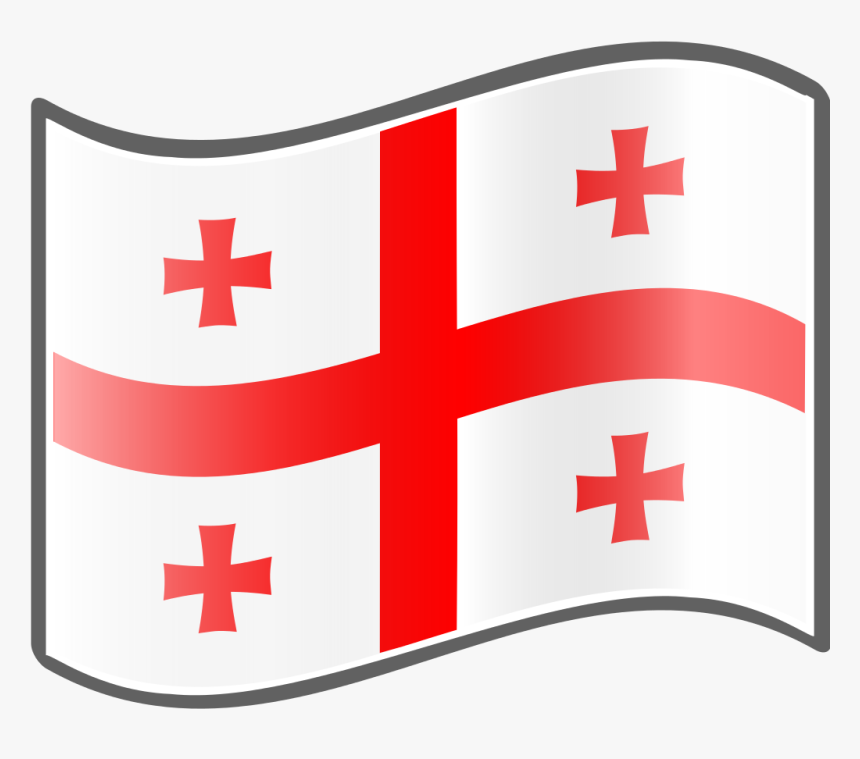 Transparent Christian Flag Clipart - Country Of Georgia Flag, HD Png Download, Free Download