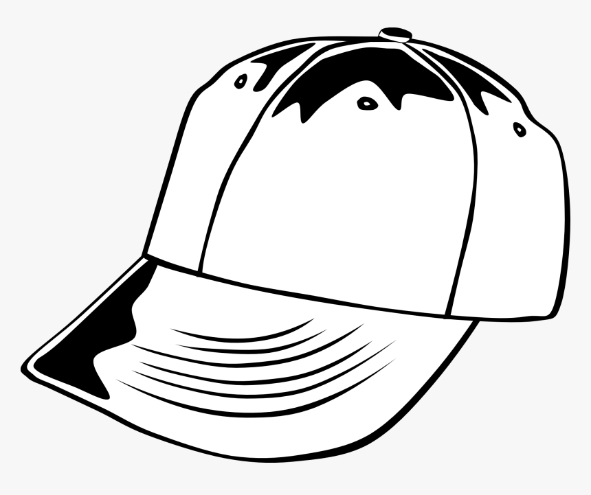 Cap Clipart Black And White, HD Png Download, Free Download